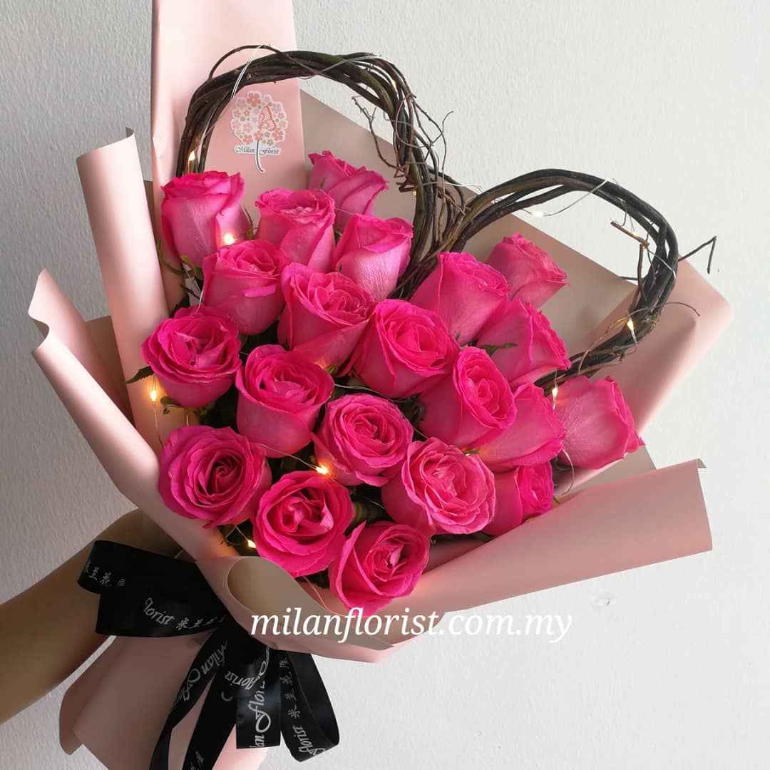 Milan Florist Roses Bouquet 米兰玫瑰花束 02 Milan Florist