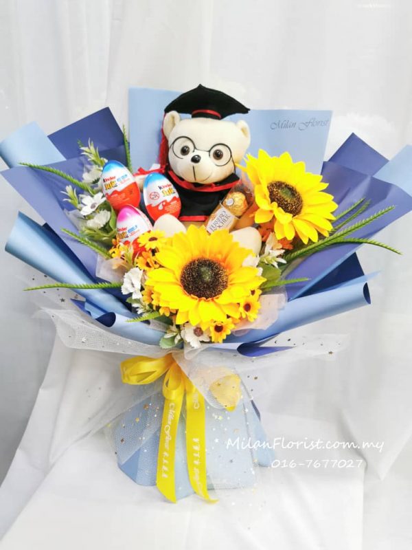 Milan Florist Graduation Bouquet Convocation Bouquet 米兰毕业花束 12 Milan Florist