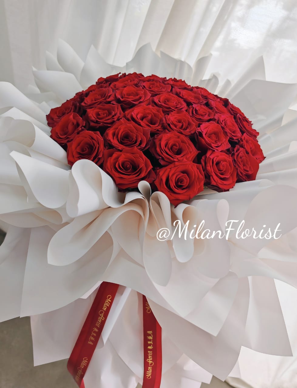 Milan Florist Roses Bouquet 米兰玫瑰花束 251 Milan Florist